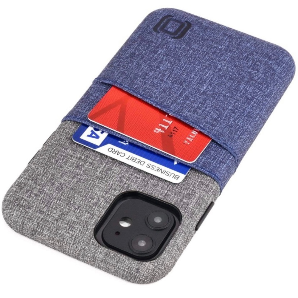 iPhone 11 case with hidden magnet used blue/denim